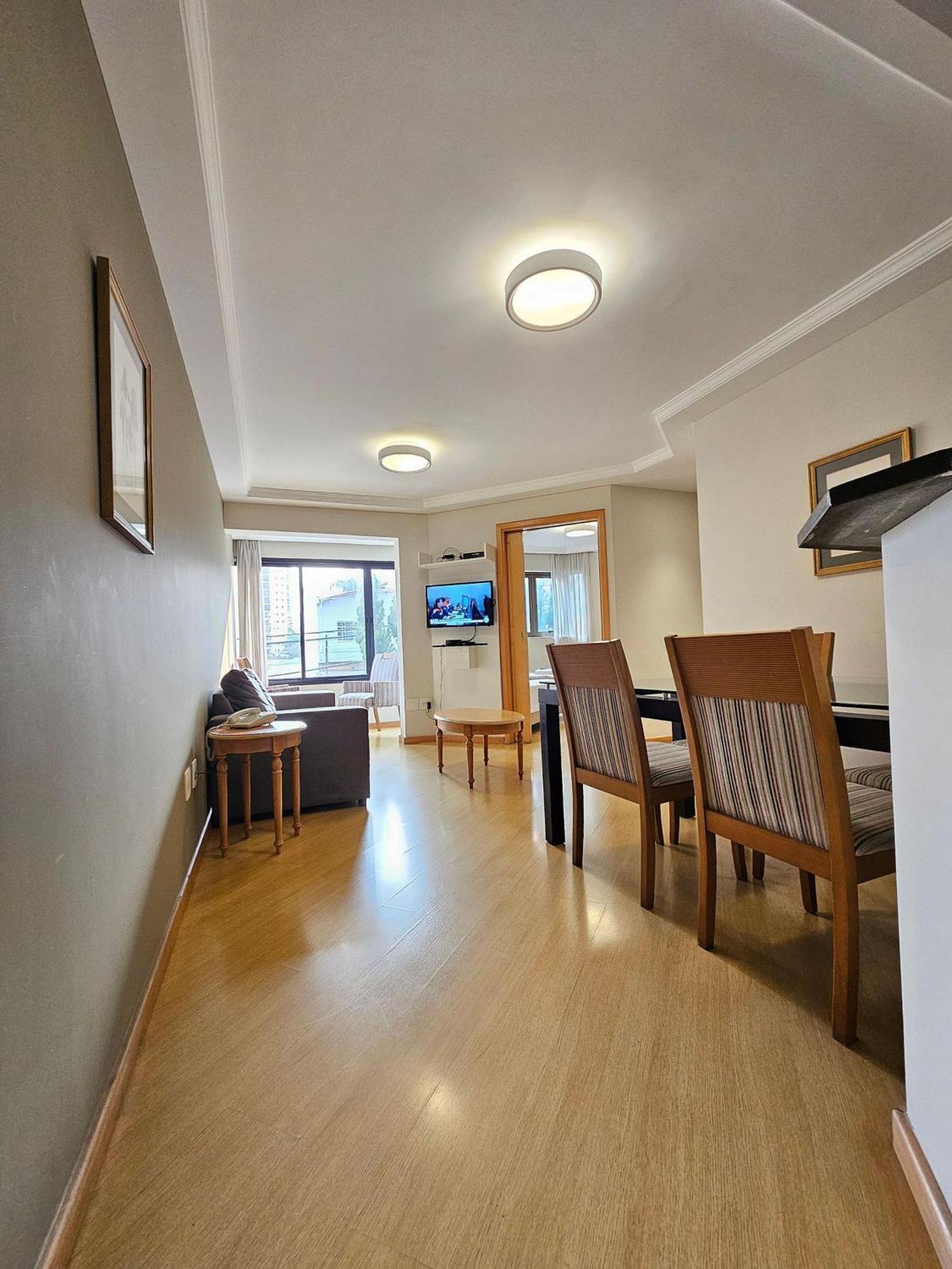 Flat Apart-Hotel Com Dois Quartos E Dois Banheiros Сан-Пауло Экстерьер фото