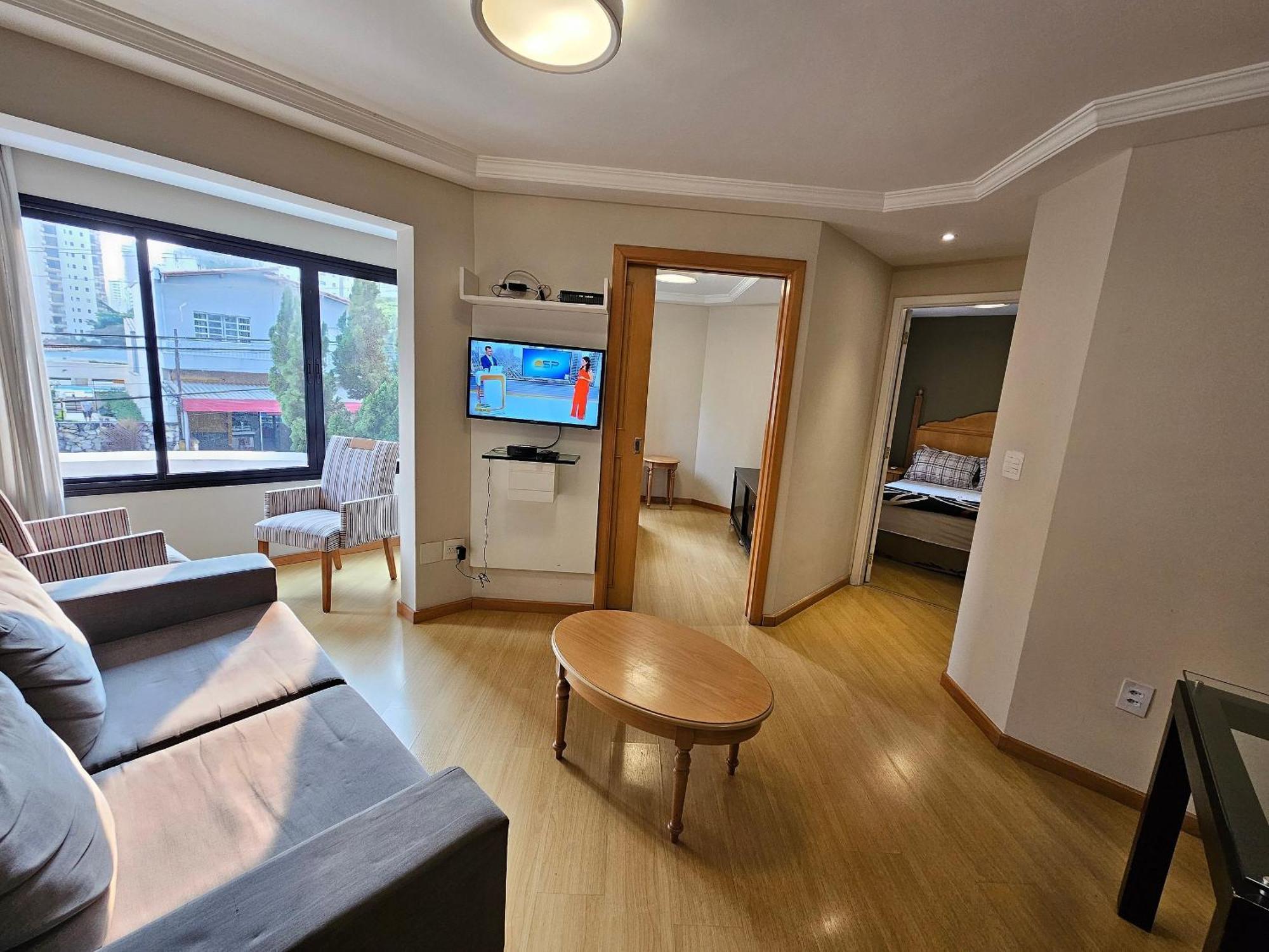 Flat Apart-Hotel Com Dois Quartos E Dois Banheiros Сан-Пауло Экстерьер фото