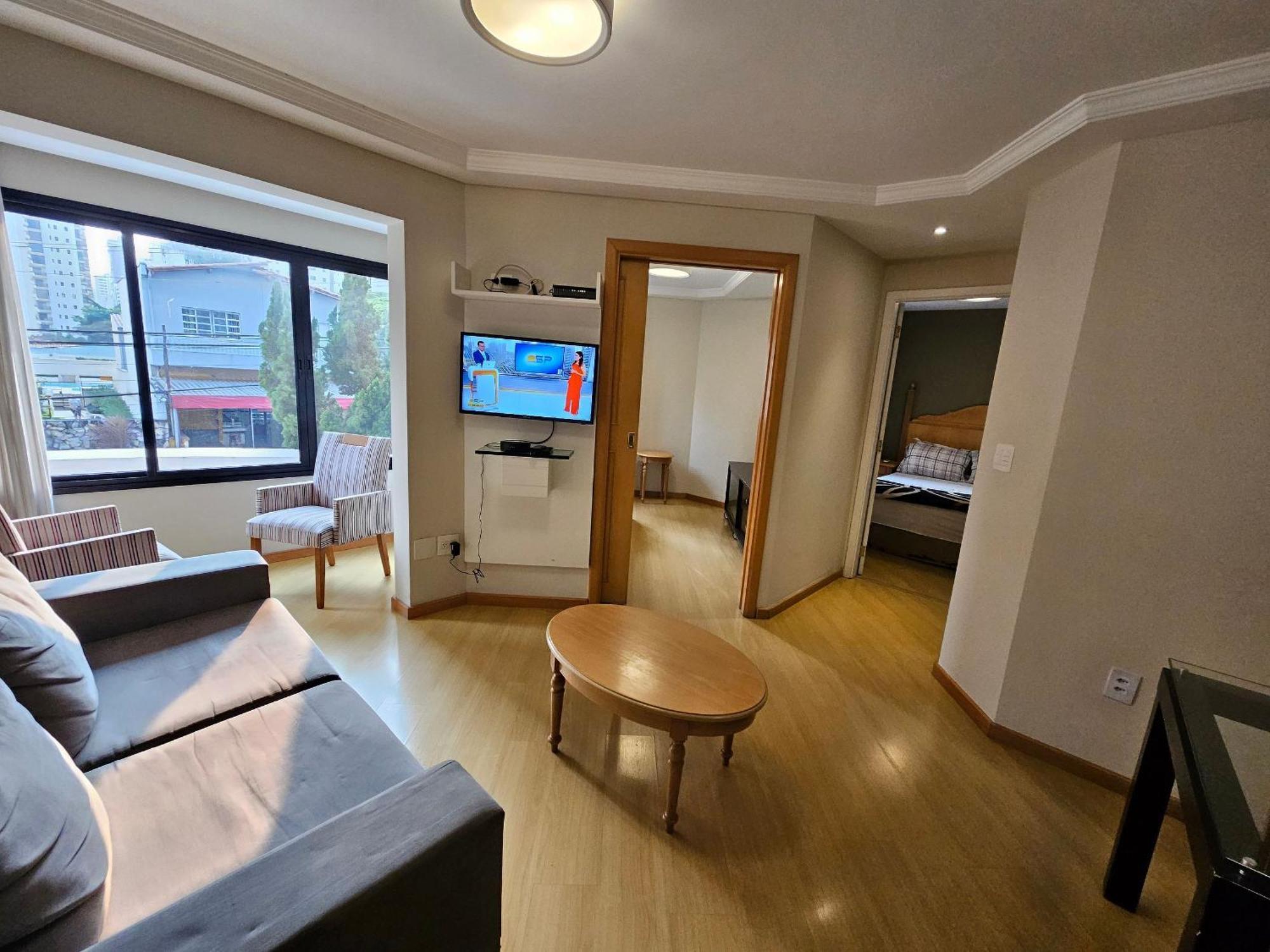 Flat Apart-Hotel Com Dois Quartos E Dois Banheiros Сан-Пауло Экстерьер фото